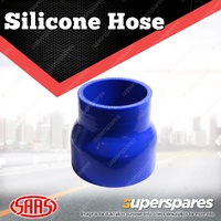 SAAS Silicone Hose Straight Reducer 82 x 102 x 102mm Blue Multi Ply Construction