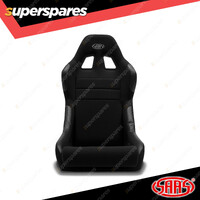 1 x SAAS Sports Seat Fixed Back Mach II Black Color - ADR Compliant