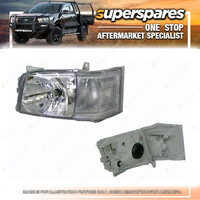 Superspares Left Hand Side Headlight for Toyota Hiace TRH KDH 2005-2010