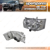 Superspares LH Headlight for Toyota Hiace Slwb TRH KDH High Roof 12/2013-ONWARDS