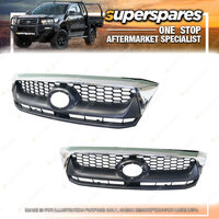 Superspares Grille for Toyota Hilux Sr5 TGN KUN GGN 08/2008-08/2011