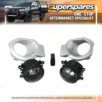 Superspares Fog Lamp Set for Ford Ranger PX 09/2011-05/2015 Brand New