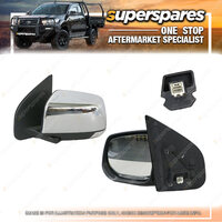 Chrome Door Mirror LH LIGHT FOLDING No HEATED for Holden Colorado RG 12-16