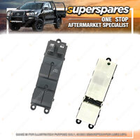 Front Right Window Switch W/Centre Lock for Nissan Navara D40 Dual Cab Light Red