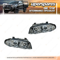 Set Angel Eyes Head Light for BMW 3 Series E46 Sedan 09/1998 - 10/2001