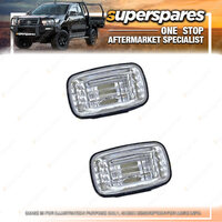 Crystal Guard Repeater for Toyota Land Cruiser 80 Series 05/1990-03/1998 Pair