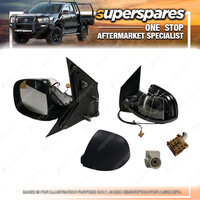 Left E-Door Mirror for Volkswagen Transporter T6 With Heated Antenna AM/FM 5 pin