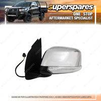 Superspares Left Door Mirror With LED for Nissan Navara D40 05/2010-09/2013