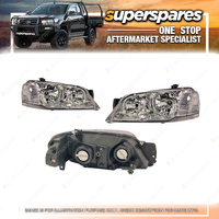 Superspares Headlight Chrome Set for Ford Territory SX SY 05/2004-04/2009