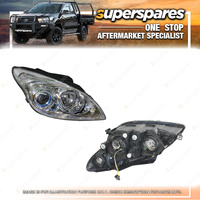 Superspares Right Hand Side Headlight for Hyundai I30 FD 07/2009-04/2012