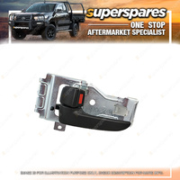 Superspares Front LH Door Handle Inner for Mazda BT-50 UN 2006-2011 Black