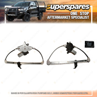 Superspares Rear Left Hand Side Window Regulator for Mazda 2 DJ DL 09/2014-2023