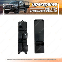 Superspares Front RH Window Switch Main for Mitsubishi Colt RG RZ 04-12 14 Pins