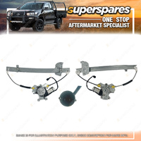 Superspares Front LH Window Regulator for Nissan Navara D40 11/2005-04/2015