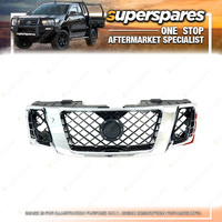 Superspares Grille Chrome or Black for Nissan Pathfinder R51 05/2010-09/2013
