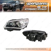 Superspares Left Hand Side Headlight for Holden Commodore VF 2013-2015 Black