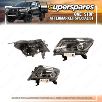 Superspares Left Hand Side Headlight for Nissan Navara D23 2015-2020 Electric