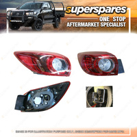 Superspares LH Outer Tail Light for Mazda 3 BM BN 2013-2019 With Led Type