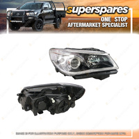 Superspares Right Hand Side Headlight for Holden Commodore VF 2013-2015 Black