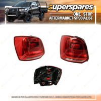 Superspares Left Hand Side Tail Light for Volkswagen Polo 6R 6C 08/2014-10/2017