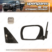 Superspares LH Door Mirror for Mitsubishi Pajero NS NT NW NX 2006-2021 7 Pins