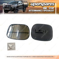 Superspares Door Mirror Black for Toyota Hiace YH50 YH60 YH70 02/1983-10/1989