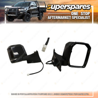 Superspares RH Door Mirror for Toyota Hiace GDH 300 303 GRH300 Black 9 Pins