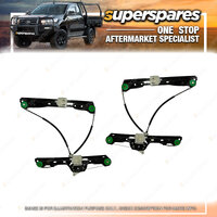 Right & Left Front Window Regulator Without Motor for Bmw 1 Series E87