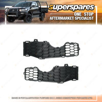 Right & Left Front Bumper Bar Insert for Holden Captiva 7 CG 11/2006-10/2009