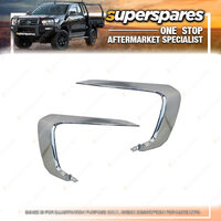 Front Bumper Bar Mould Right & Left Side for Mitsubishi Pajero QE