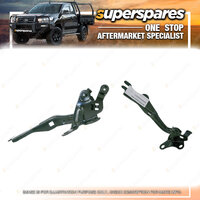 Pair of Right & Left Side Bonnet Hinge for Mazda 3 BL 01/2009 - 01/2014