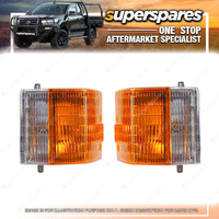 Right & Left Hand Side Corner Lights for Ford EconoVan 05/1984-06/1990