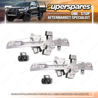 Right & Left Hand Side Front Window Regulators for Holden Barina TM 10/2011-2018