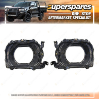 Right & Left Hand Side Headlight Housings for Holden Rodeo TF 07/1988-01/1998