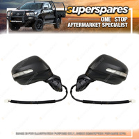 Right & Left Hand Side Door Mirrors for Honda Civic FB 02/2012-04/2016 Folding