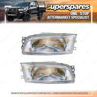Right & Left Hand Side Headlights for Mitsubishi Lancer CE 07/1996-07/1998