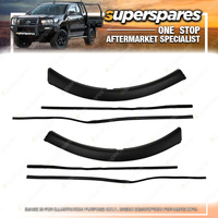 Right & Left Front Bar Flares for Mitsubishi Outlander ZK ZL 01/2015-07/2021