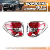 Right & Left Outer Tail Lights With LED for Nissan Patrol Y62 12/2012-07/2019