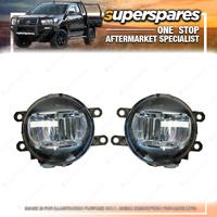 Right & Left Hand Side Fog Lights LED for Toyota Fortuner GUN156 07/2015-04/2020
