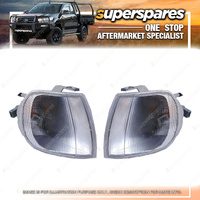 Right & Left Hand Side Corner Lights for Volkswagen Polo 6N 6KV 12/1996-08/2000