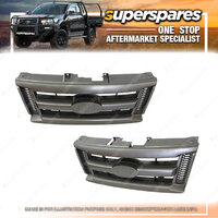 Superspares Grey//Black Front Grille for Ford Ranger PK 05/2009-08/2011