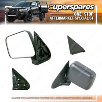 Superspares Left Manual Door Mirror for Holden Rodeo TF 01/1997-02/2003