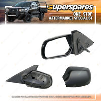 Superspares Left Manual Door Mirror for Mazda 3 BK 01/2004-12/2008