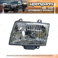 Superspares Left Headlight for Mazda Bravo B2600 UN2 11/2002-2006