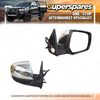 Chrome Electric Door Mirror Right Hand Side for Mazda Bt-50 UN 11/2006 - 09/2011