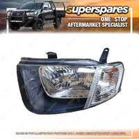 Superspares Left Headlight for Mitsubishi Triton Gl Glx ML 07/2006-08/2009