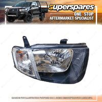 Superspares Head Light Right Hand Side for Mitsubishi Triton Ml 07/2006-07/2009
