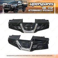 Superspares Bumper Grille for Nissan Dualis J10 04/2010-05/2014 Accessory