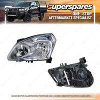 Superspares Left Hand Side Headlight for Nissan Dualis J10 2007-2010