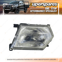 Superspares Left Headlight for Nissan Patrol Wagon Ute GU 12/1997-09/2001
